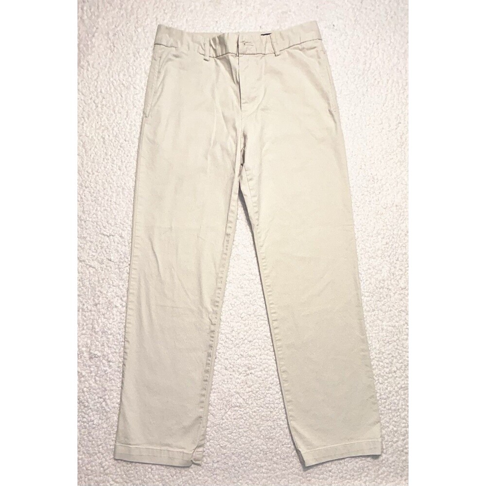 Polo Ralph Lauren Pants Boys Size 14 Youth 155/66 Chino Beige Khaki Flat Front